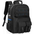 Sarah Express Detachable Oxford Cloth Tool Storage Backpack Black blue Oxford fabric 12 inch