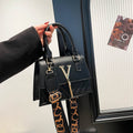 Sarah Express Structured Tassel Crossbody Bag Black