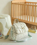 Sarah Express Floral Pattern Breathable Diaper Tote Bag Green