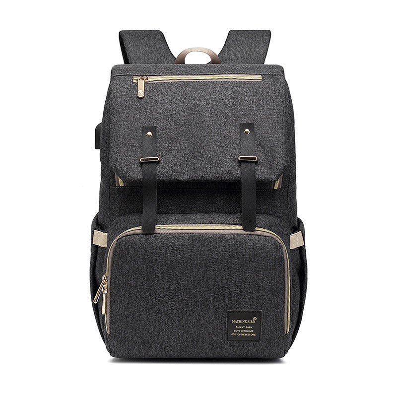 Sarah Express Structured Multi-Pocket Travel Diaper Backpack