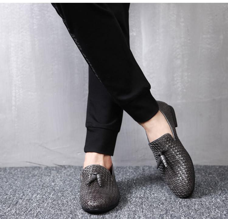 Sarah Express Woven Tassel Men Loafers