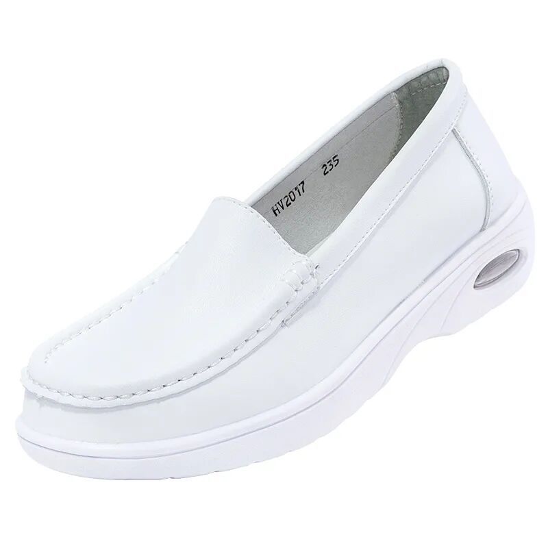 Sarah Express Women's Breathable Cutout Platform Sneakers White