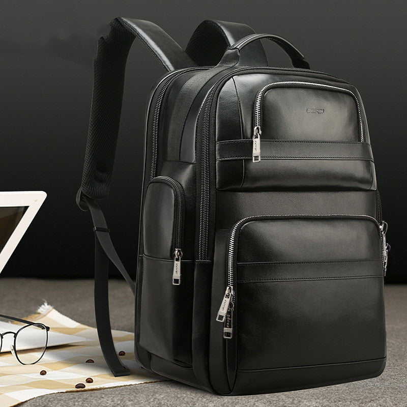 Sarah Express Structured Leather Backpack for Daily Essentials