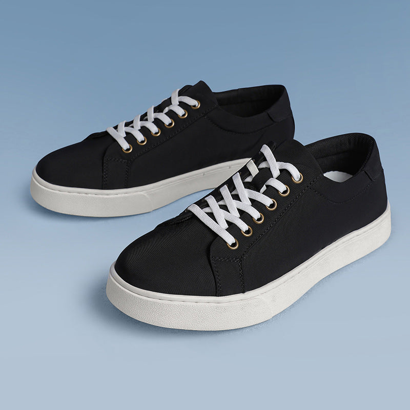 Sarah Express Men's Wide Width Casual Patchwork Sneakers Black
