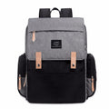 Sarah Express Large Capacity Oxford Travel Diaper Backpack Grey