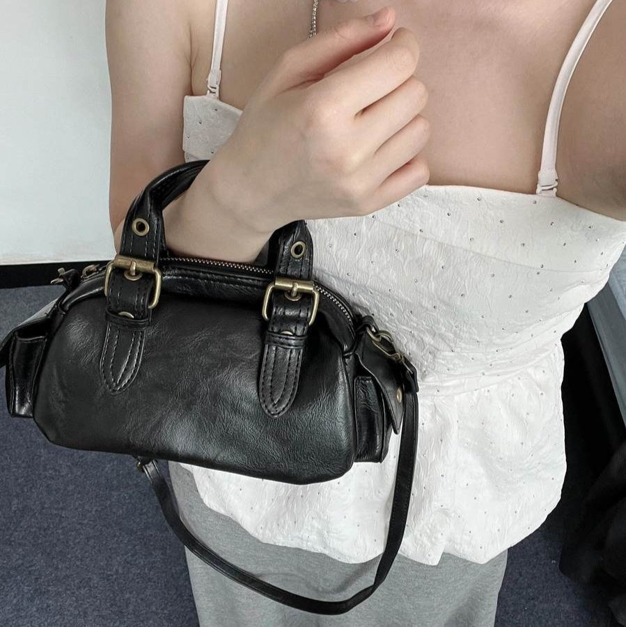 Sarah Express Patchwork Polyester Crossbody Shoulder Bag