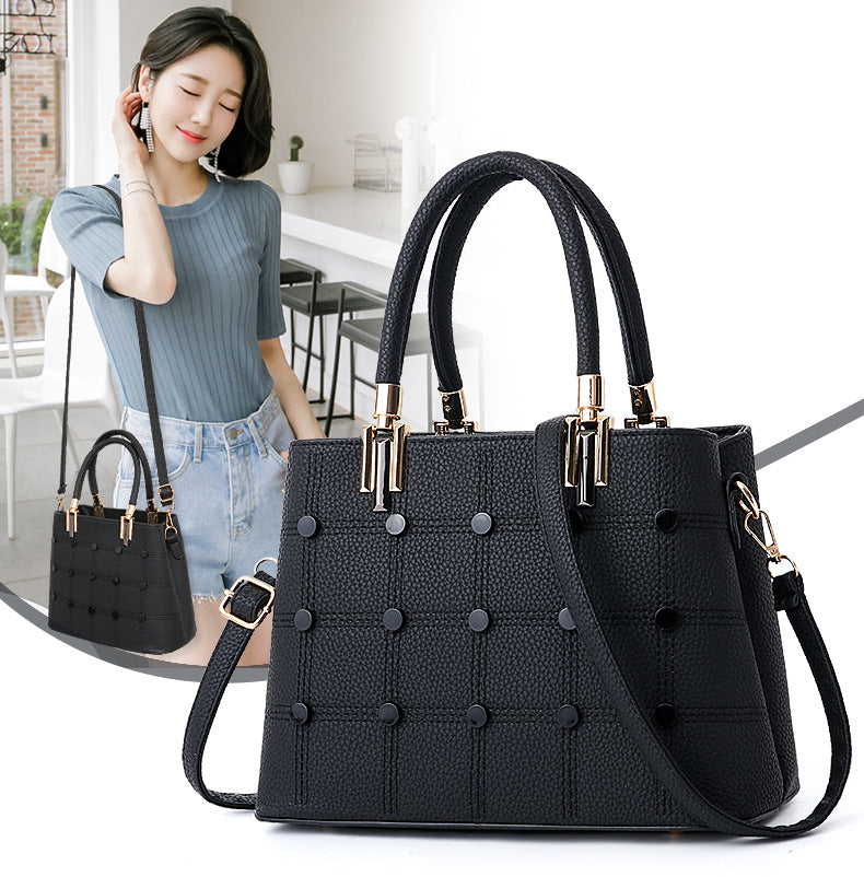 Sarah Express Structured Rivet Detail Handbag