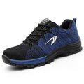 Sarah Express Breathable Lightweight Work Sneakers Blue