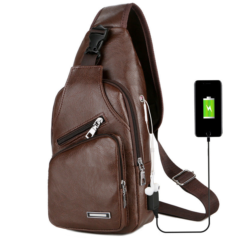 Sarah Express USB Charging Chest Messenger Bag
