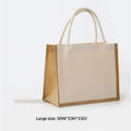 Sarah Express Custom Canvas Tote with Pearl Accents L