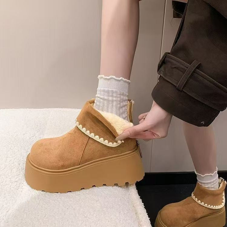Sarah Express Retro Height-Boosting Women's Winter Snow Boots