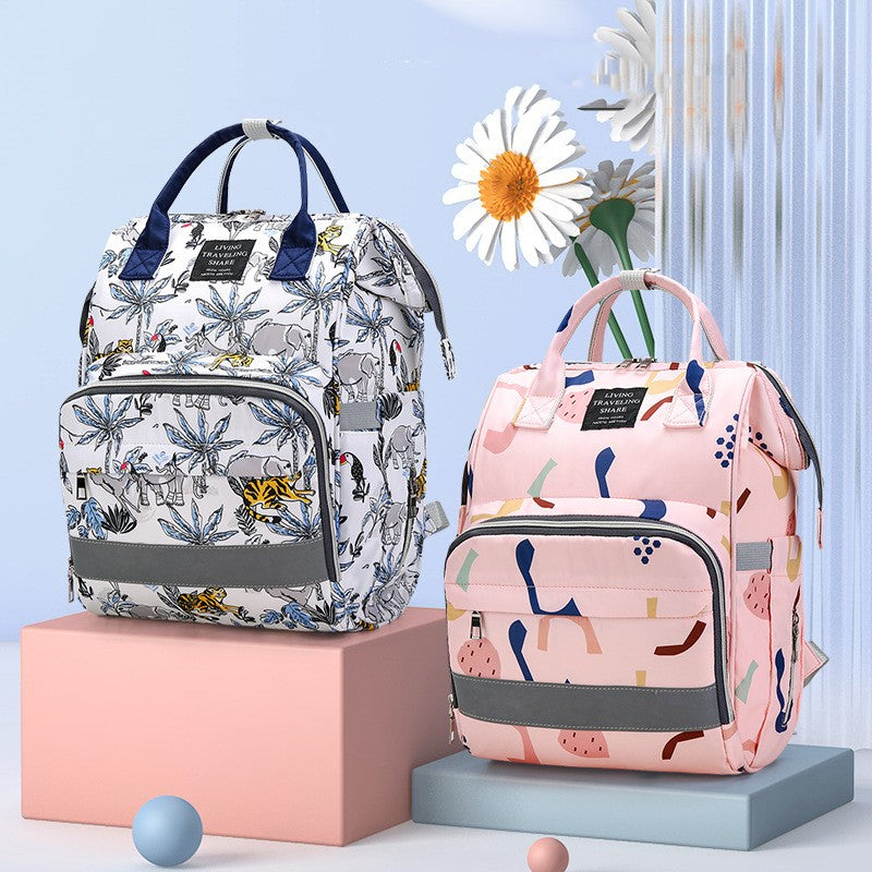 Sarah Express Geometric Pattern Travel Backpack