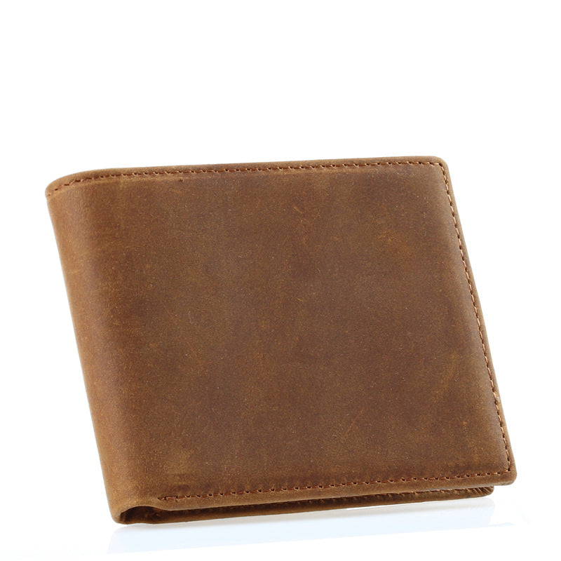 Sarah Express Retro Leather Bi-Fold Men Wallet