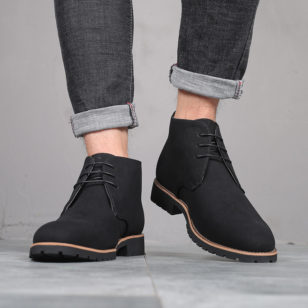 Sarah Express Pointed Toe Casual Lace Up Boots