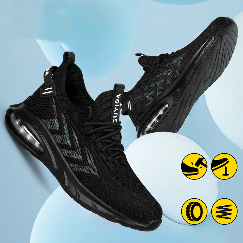 Sarah Express Breathable Steel Toe Work Sneakers