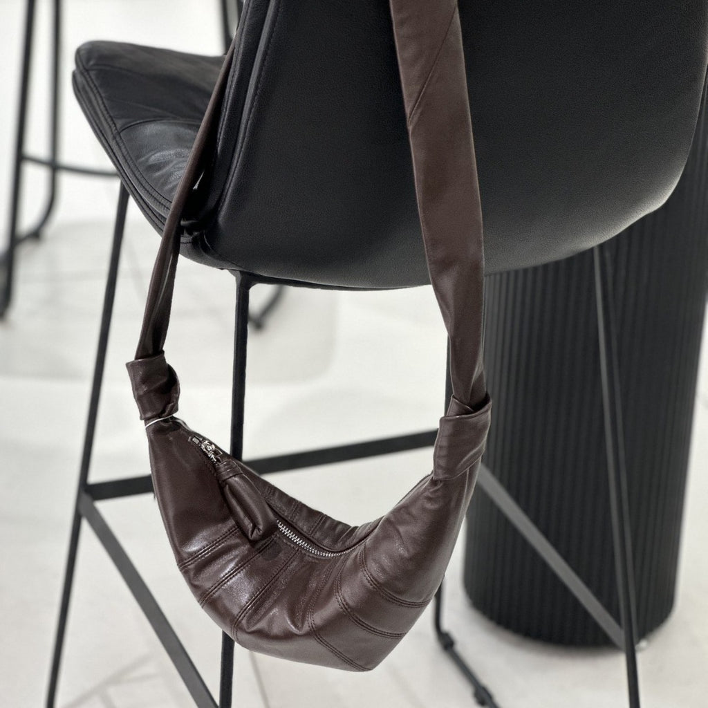 Sarah Express Sheep Leather Dumpling Crossbody Bag