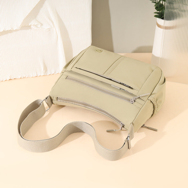 Sarah Express Multi-Compartment Nylon Crossbody Shoulder Bag