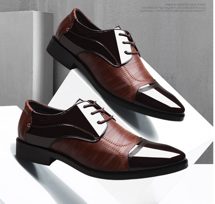 Men's Pointed Toe Business Dress Shoes – pointed toe detail alternate view 3