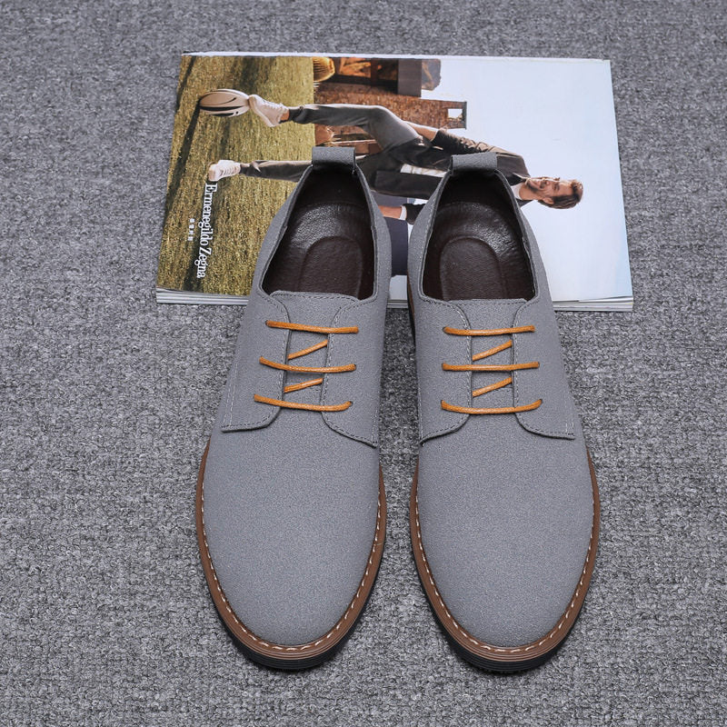 Sarah Express Men's Lightweight Suede Board Shoes