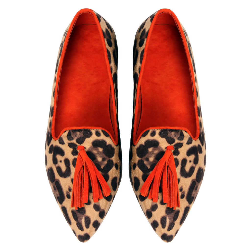 Sarah Express Pointed Toe Tassel Suede Loafers