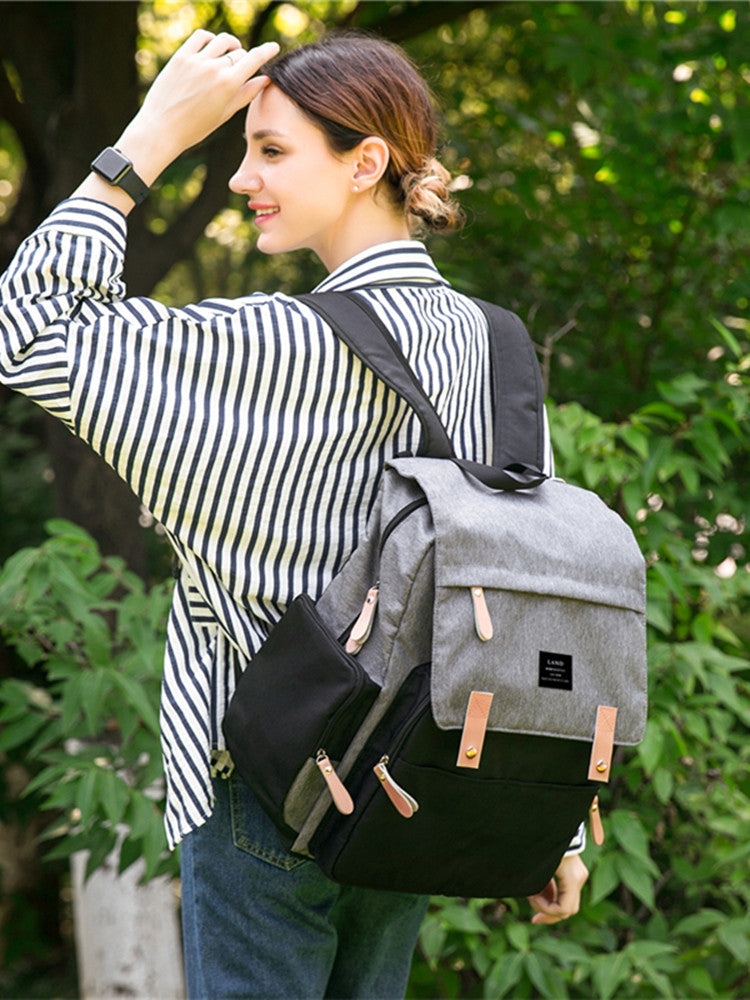 Sarah Express Large Capacity Oxford Travel Diaper Backpack