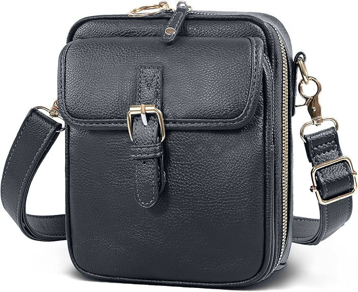 Sarah Express Compact Messenger Crossbody Phone Bag Gray 16X7X20CM