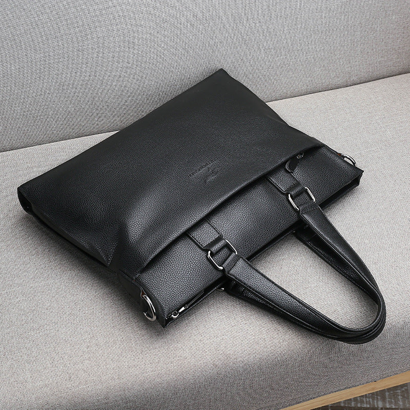 Sarah Express Men's Business Briefcase with Shoulder Strap