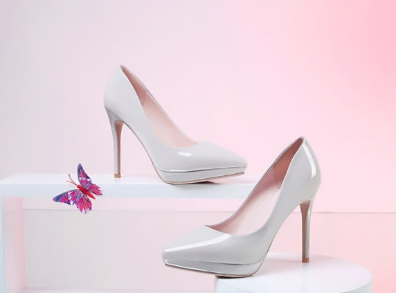 Sarah Express Pointed Toe Stiletto Platform Heels