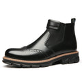 Sarah Express Retro Platform Martin Ankle Boots Black shoes