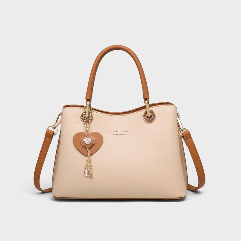 Sarah Express Genuine Leather Multi-functional Tote Crossbody Bag
