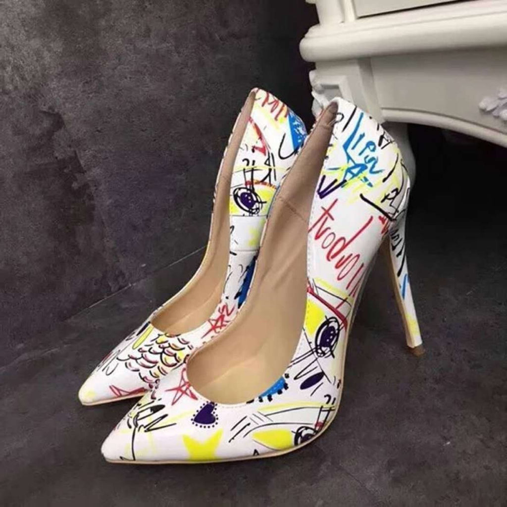 Sarah Express Women's Cutout Platform Open-Toe Heels