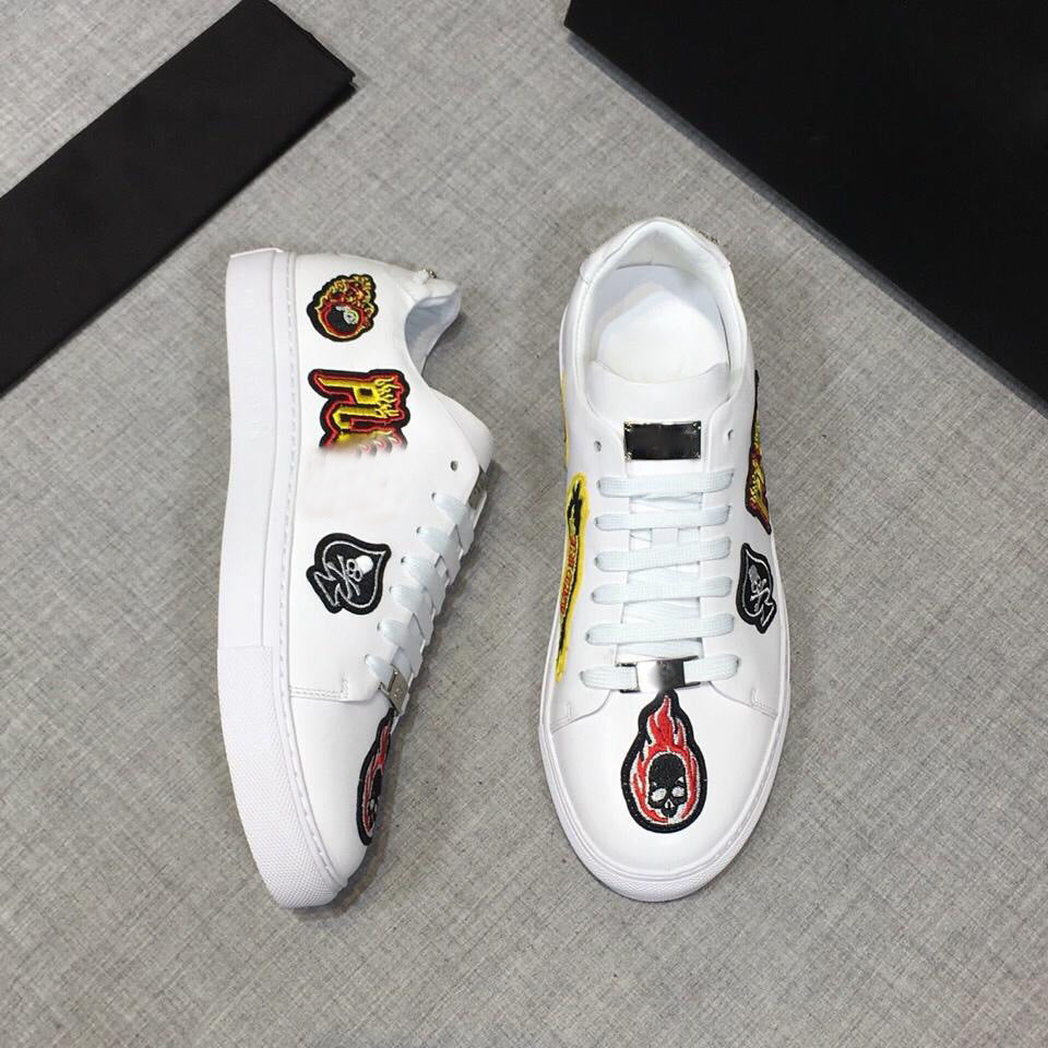Sarah Express Graphic Patch Casual Men Sneakers