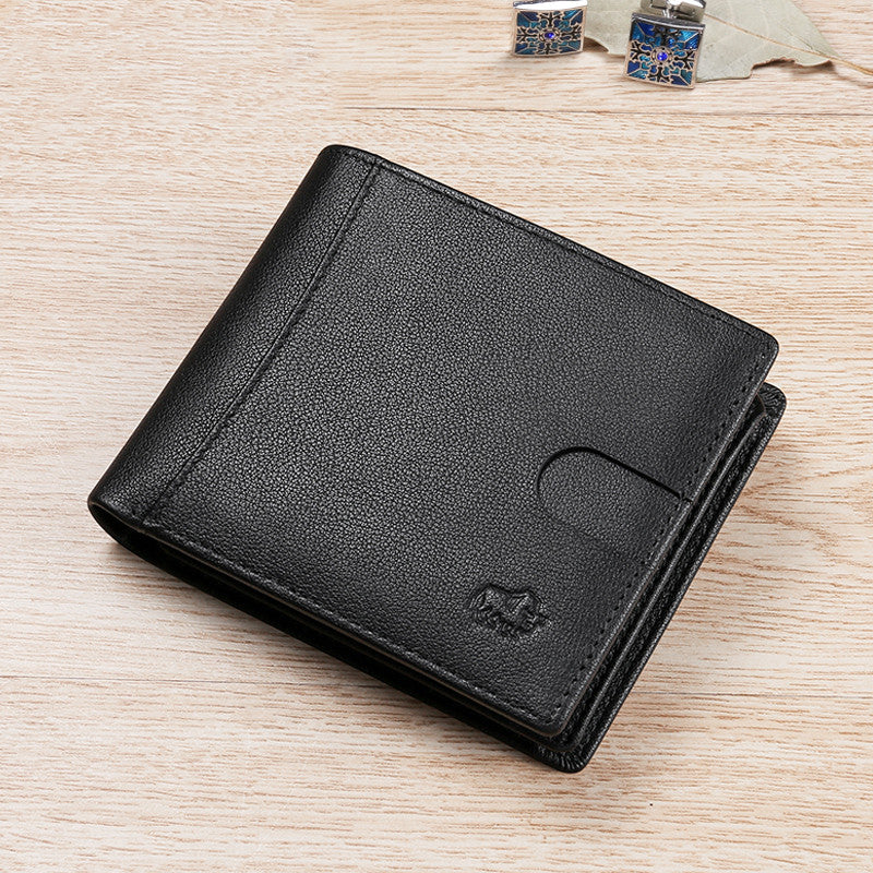 Sarah Express Bison Denim Men's Vertical Short Wallet