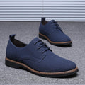 Sarah Express Men's Lightweight Suede Board Shoes Blue