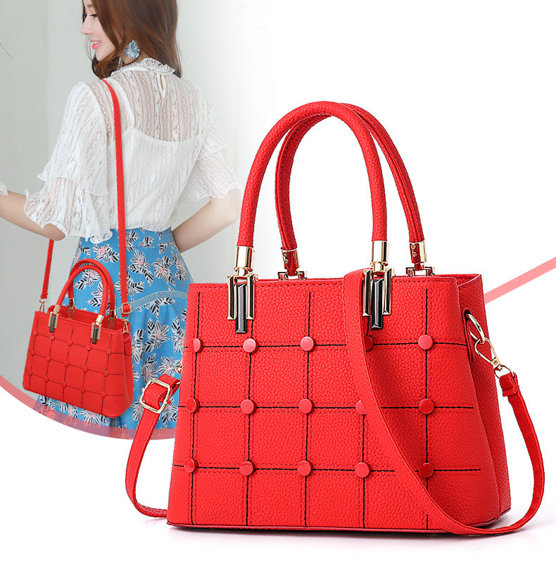 Sarah Express Structured Rivet Detail Handbag