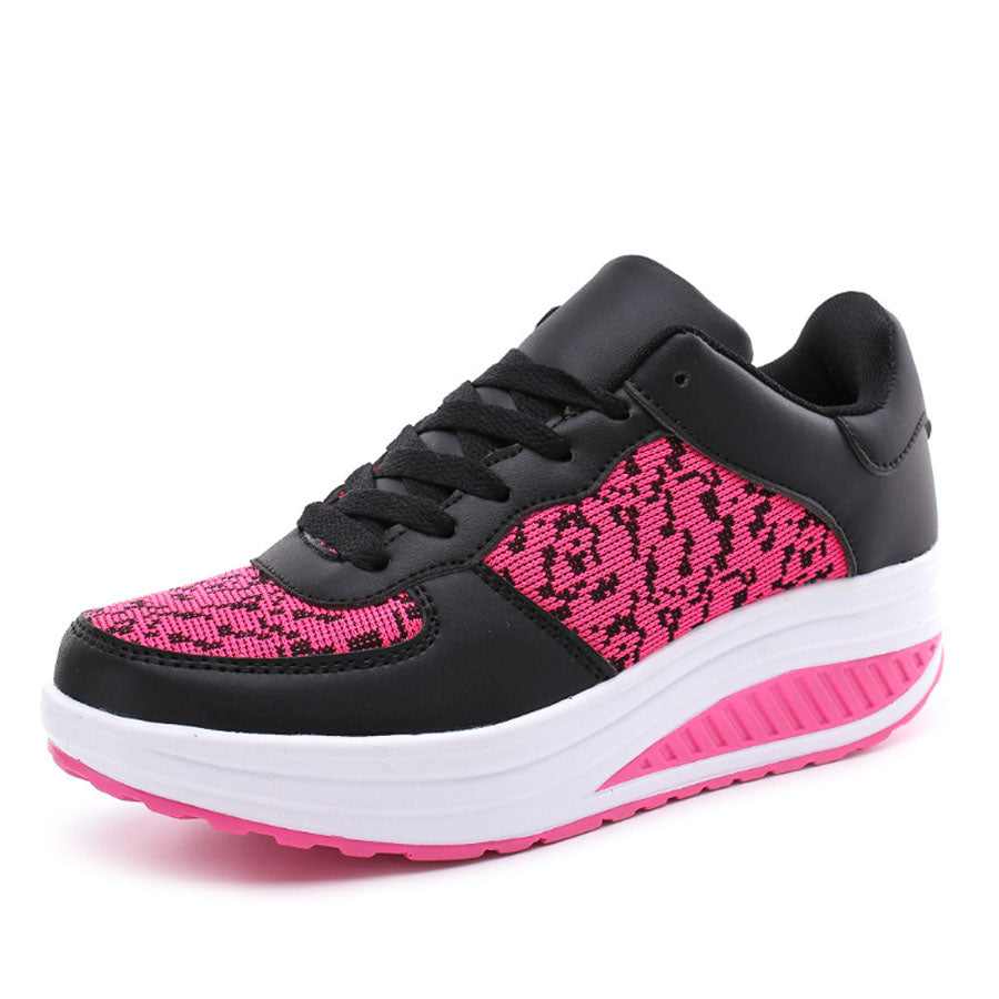 Women's Platform Wedge Casual Sneakers – sole profile alternate view 3