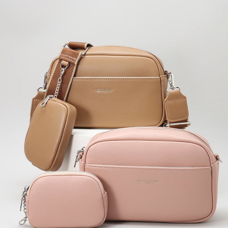 Sarah Express Structured Shoulder Bag with Detachable Pouch