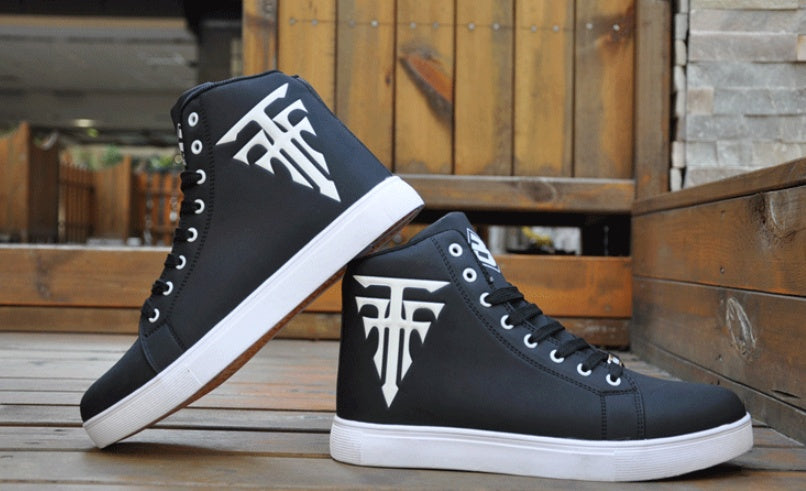 Sarah Express Men's High Top Graphic Print Sneakers