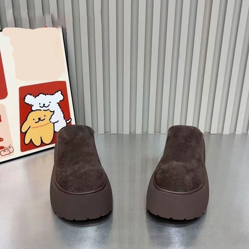 Sarah Express Women's Wedge Platform Slip-On Mules