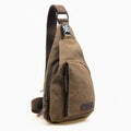 Sarah Express Canvas Crossbody Chest Pack Bag brown