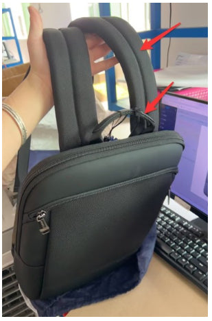 Sarah Express Slim Profile Computer Backpack Black