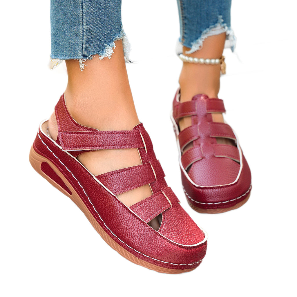 Sarah Express Breathable Wedge Platform Roman Sandals