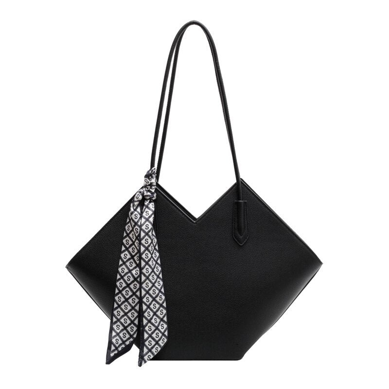 Sarah Express V-Shape Scarf Accent Shoulder Bag