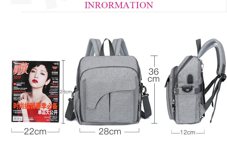 Sarah Express Large Capacity Multi-Pocket Travel Backpack