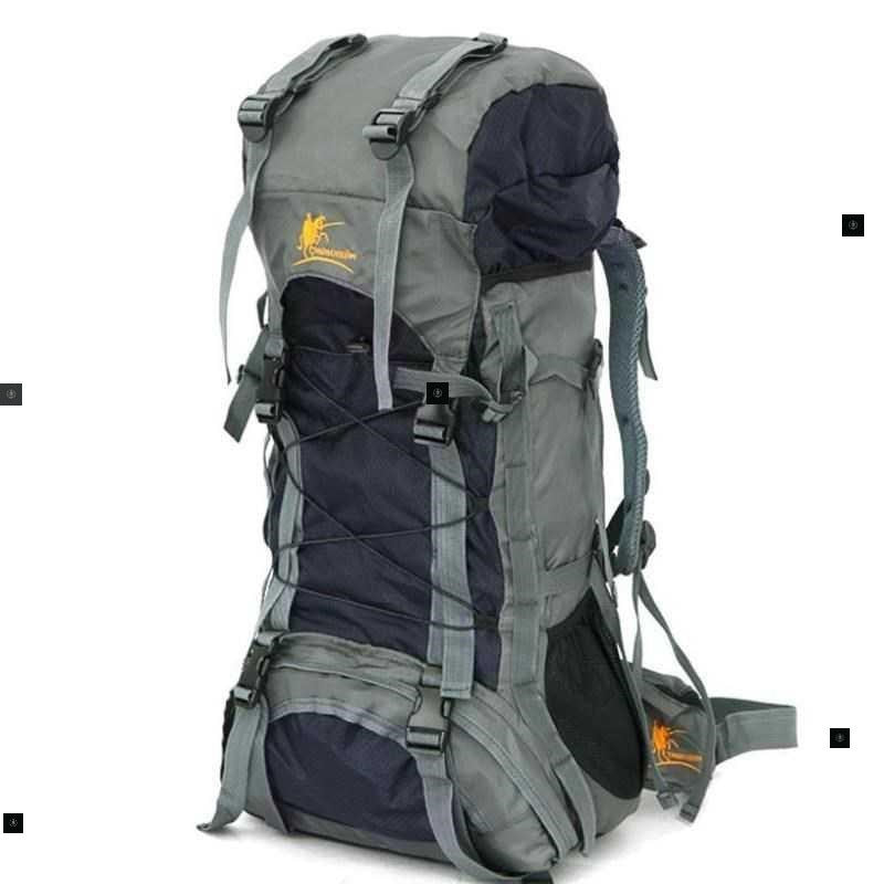 Sarah Express 60L Waterproof Hiking Travel Backpack Black