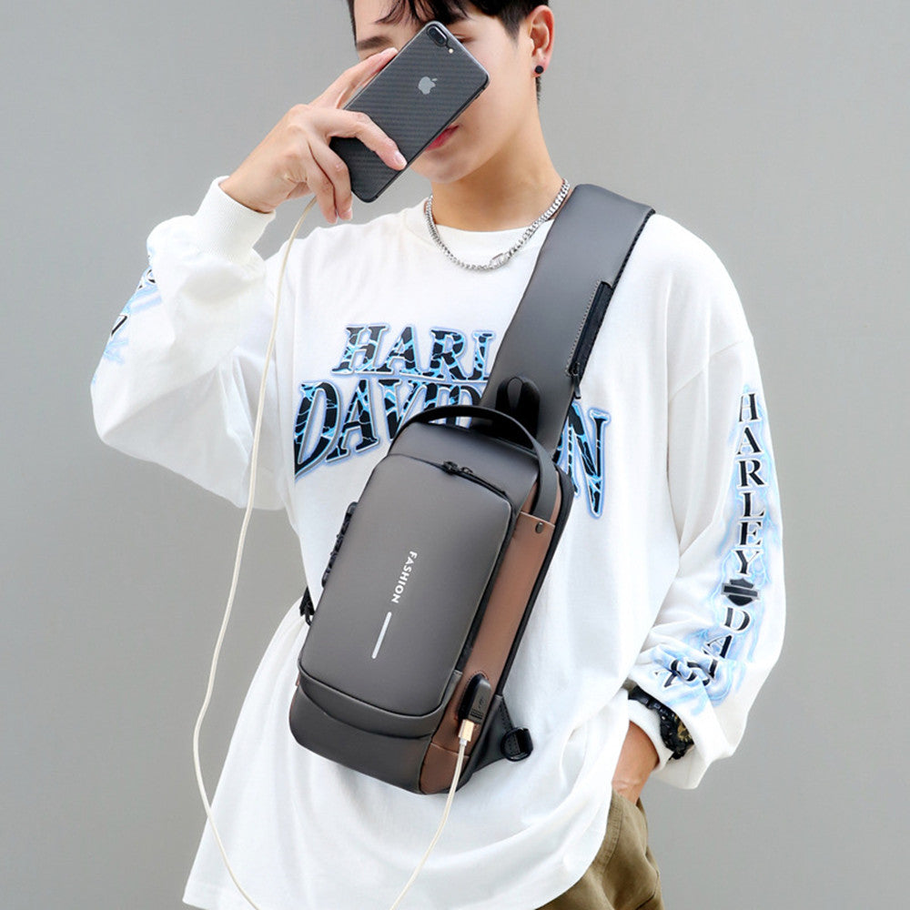 Sarah Express Anti-Theft Password Lock Travel Chest Bag