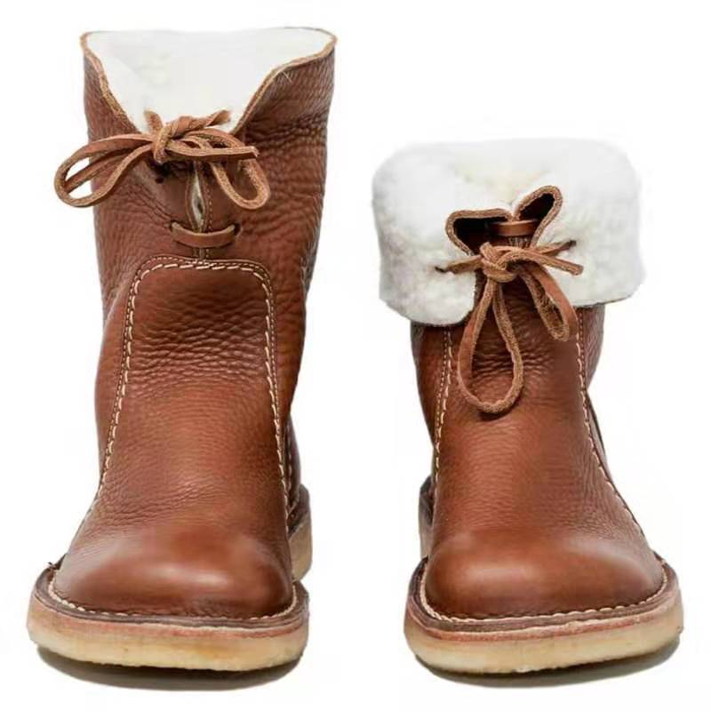 Sarah Express Women's Plush Lined Winter Snow Boots