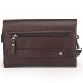 Sarah Express Structured Leather Business Handbag for Men Black