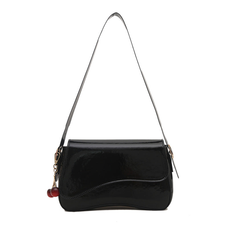 Sarah Express Minimalist PU Leather Square Shoulder Bag