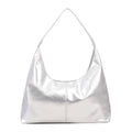 Sarah Express Large Capacity Minimalist Commuter Shoulder Bag Silver